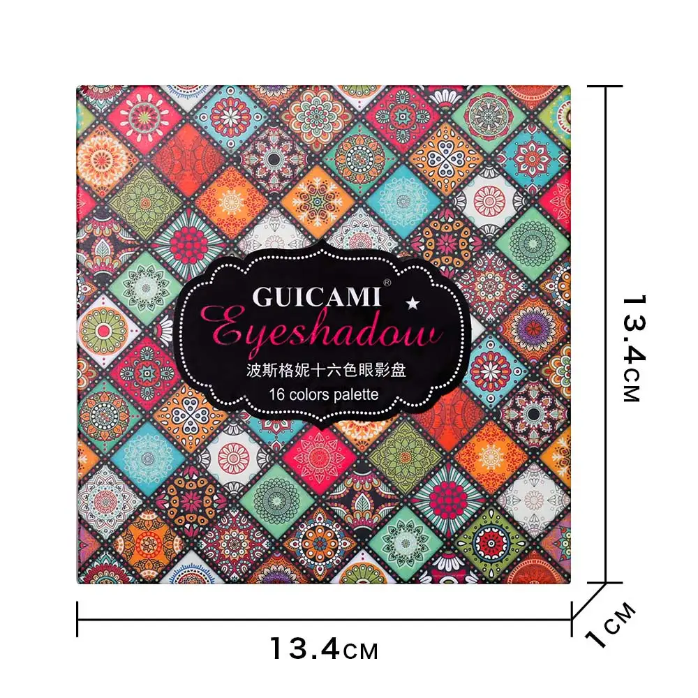 Популярный бренд 16 цветов Сияющие блестящие тени для век палитра макияжа Мягкая