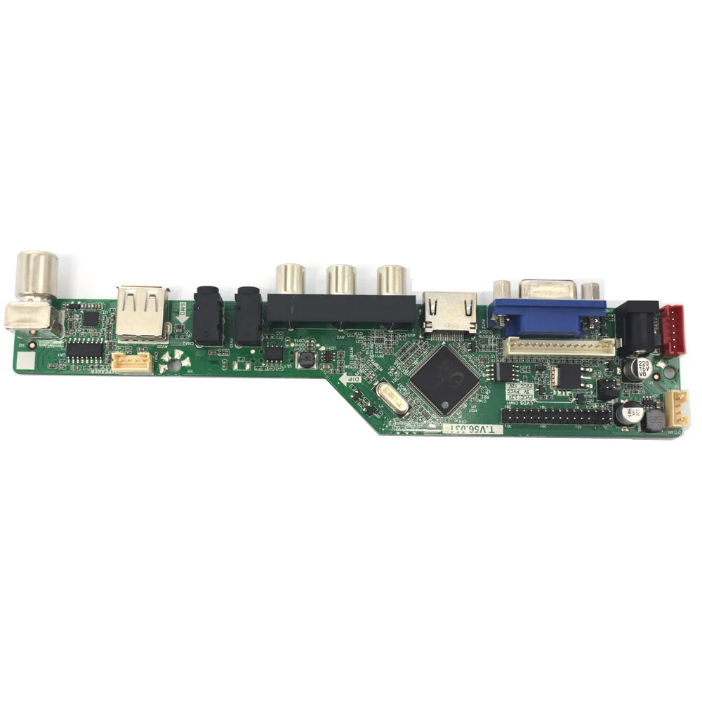 Lusya HDMI VGA AV USB аудио ЖК-плата контроллера для 14 15,6 дюймов B140XW01 B156XW02 LP156WH2 B156XW04 B156XTN02.1 1366x768 C1-006