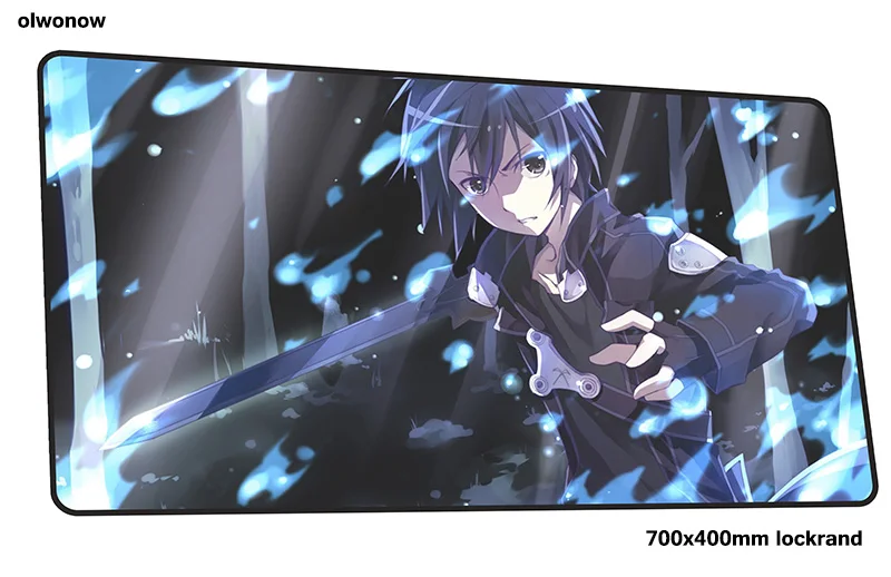 Sword Art онлайн коврик для мыши 70x40 см горячая Распродажа коврики для мыши лучший игровой коврик для мыши геймер милые персонализированные коврики для мыши Клавиатура ПК pad