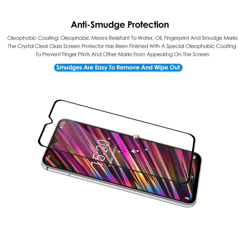 2/3 шт. 9H полное покрытие закаленное стекло для UMIDIGI A5 PRO 6 3 ''полноэкранная