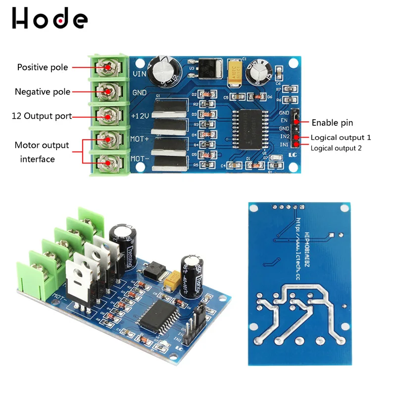 Высокомощный модуль драйвера двигателя H Bridge 170 Вт для тормозного цикла NMOS