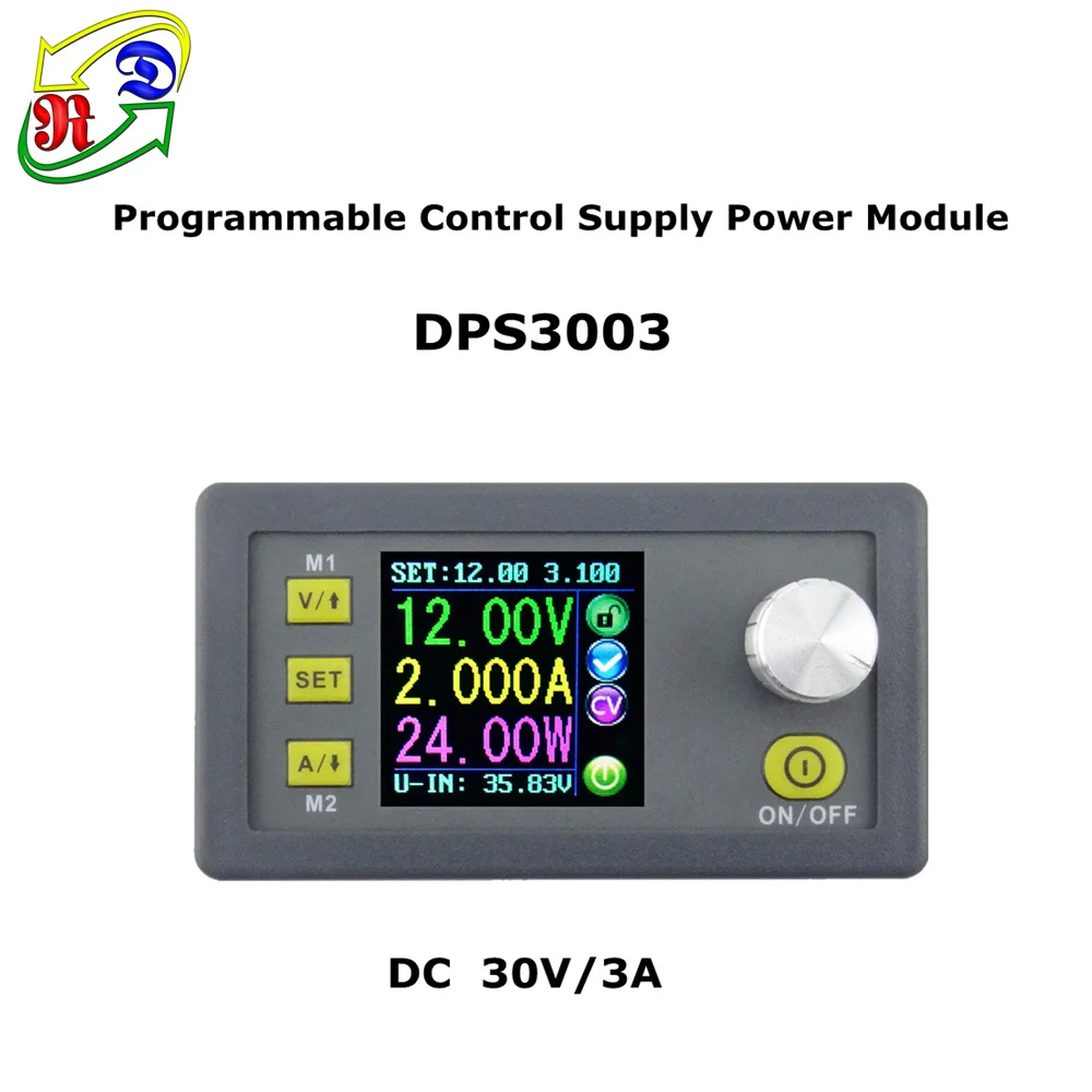 RD DPH5005 понижающий преобразователь постоянного напряжения тока программируемый цифровой контроль питания цветной ЖК-вольтметр 50 в 5A