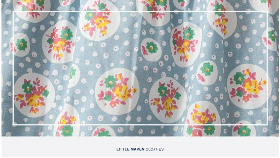 Little maven/детская брендовая одежда для маленьких девочек Новинка осени 2018 года