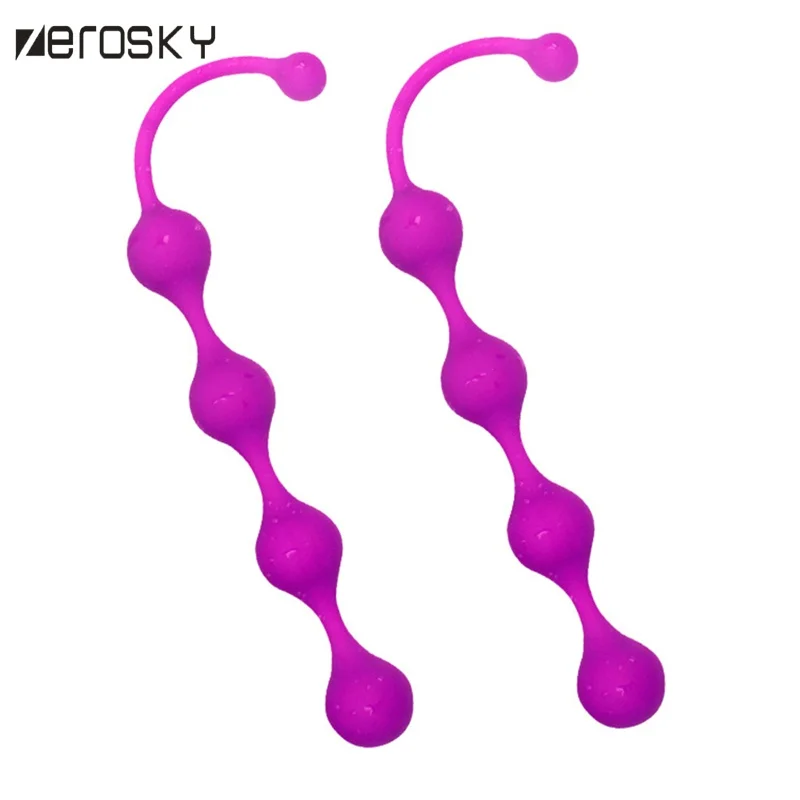 Анальная пробка Zerosky с бусинами анальные шарики секс-игрушки для заднего двора