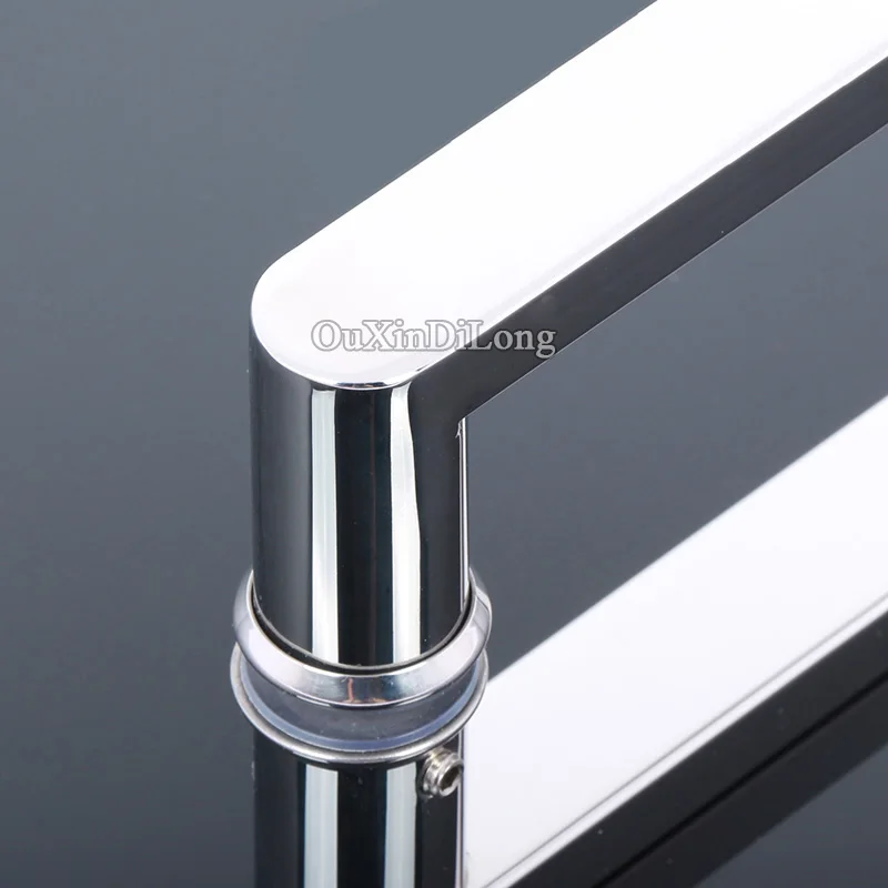 Высококачественные безрамные стеклянные дверные ручки из нержавеющей стали 304