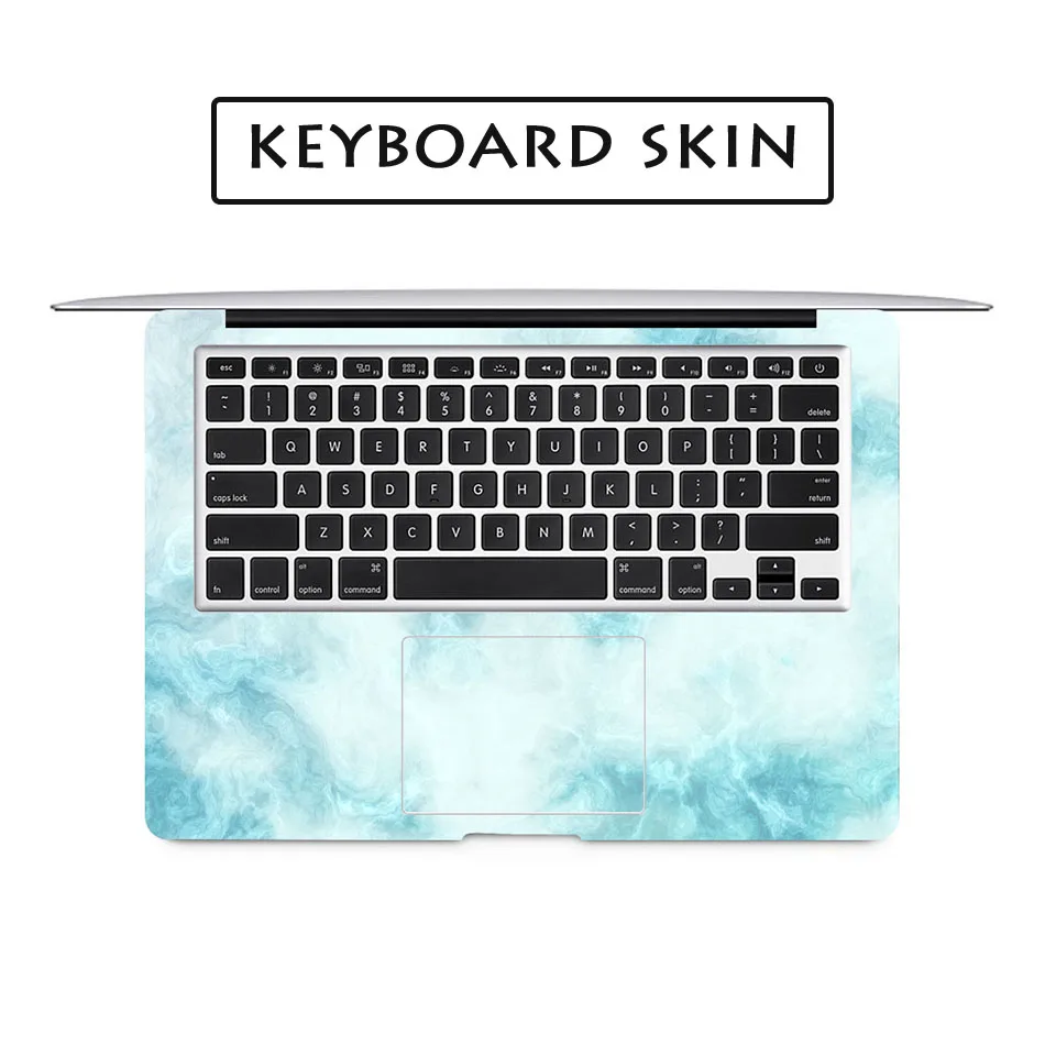 Синий мрамор зерна ноутбук кожи наклейка для Macbook стикеры Pro Air Retina 11 12 13 15 дюймов Mac