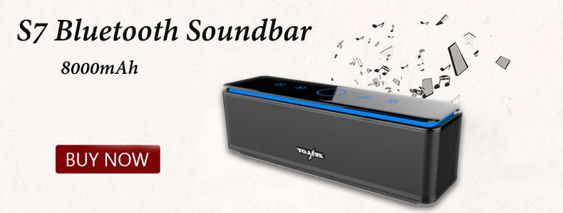 8000 мАч большая батарея сенсорная кнопка HIFI портативный Bluetooth мини беспроводной супер бас динамик сабвуфер стерео Саундбар с микрофоном USB