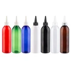 Пластиковые бутылки для лосьонов 250 мл X 25 пустая вода с закручивающейся крышкой, контейнер для упаковки жидкости, контейнер для клея с заостренным верхом