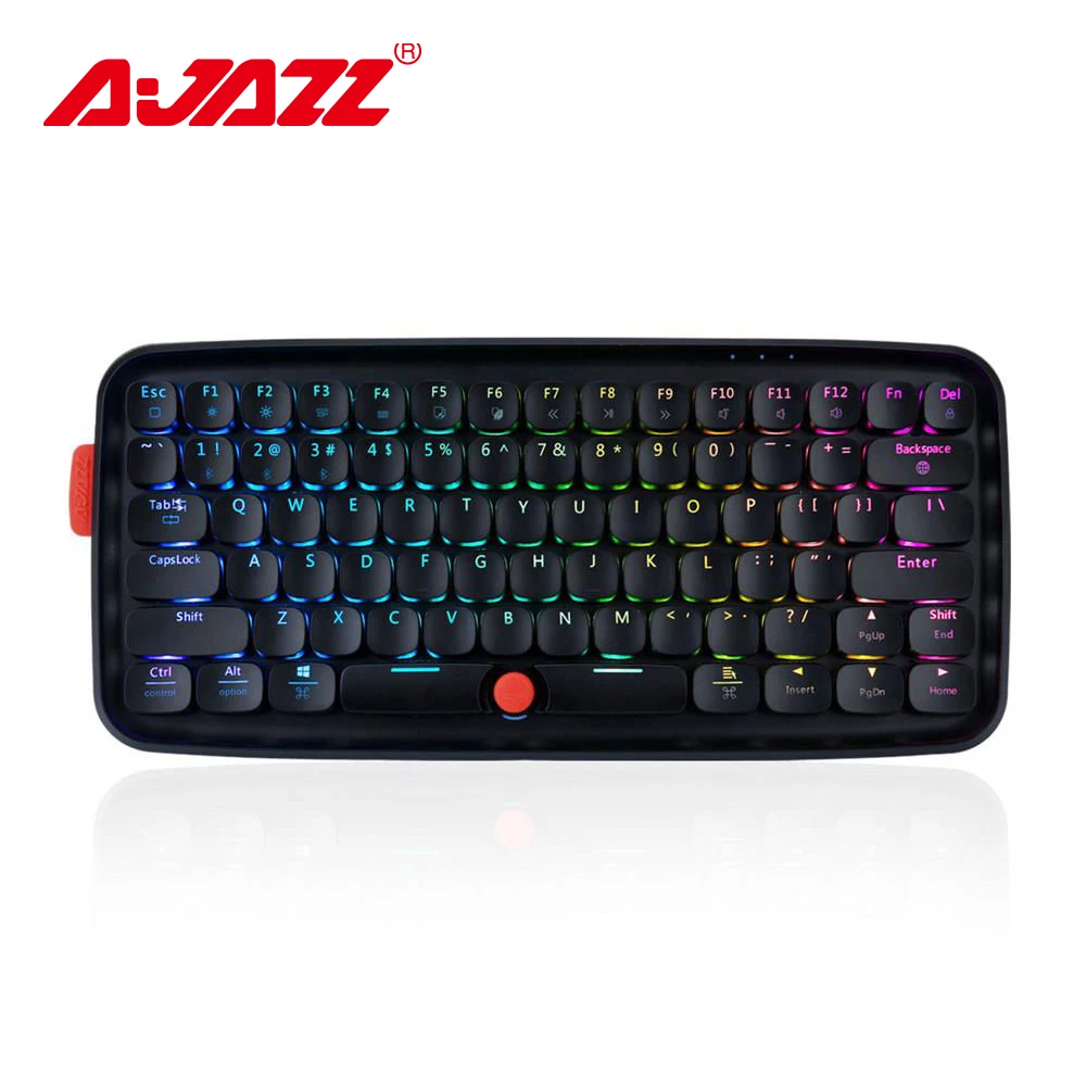 Ajazz ZERO Bluetooth Двухрежимная клавиатура 79 клавиш RGB светильник игровая с поддержкой