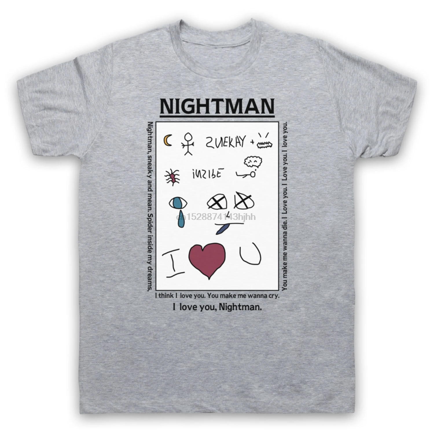 Это всегда солнечно в фиphiladelphia NIGHTMAN NOTE лирика взрослая футболка | Мужская одежда