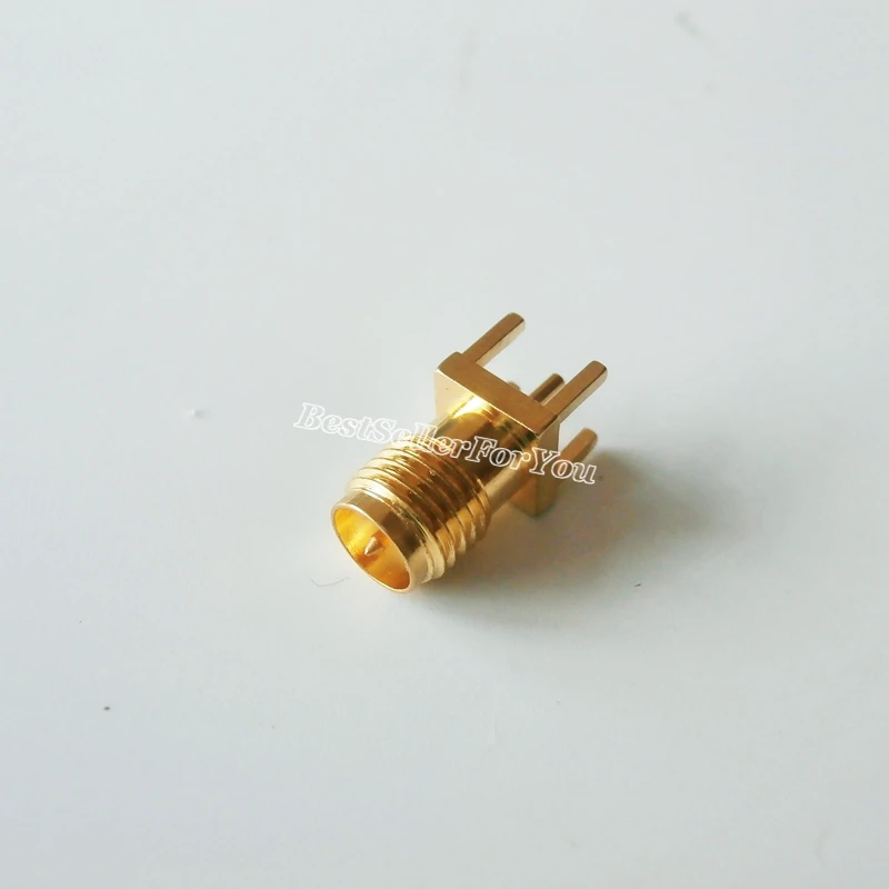 10 шт. RP SMA гнездо (штырь) через отверстие PCB крепление припоя пост прямой RF