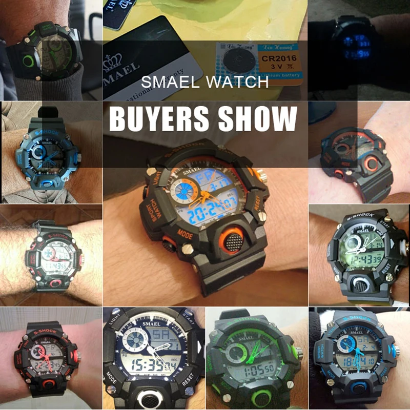 SMAEL часы Для Мужчин Армия мужчин s Reloj электронный светодиодный спортивные