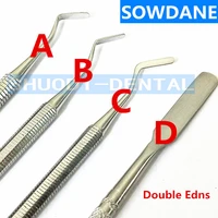 stainless steel dental lab plastic wax carver spatula tool teeth whitening oral hygiene care