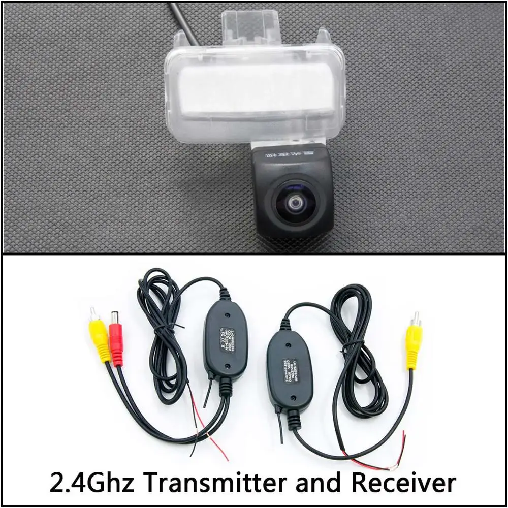 Camera With Wireless 175 градусов HD резервная камера заднего вида для Toyota Fortuner Innova II Verso Sportsvan Auris Corolla Ascent автомобильный монитор - Название цвета: Camera With Wireless