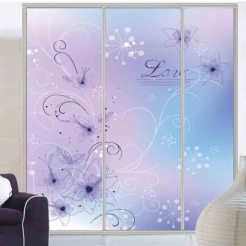 Индивидуальная модная стеклянная пленка для цветов холодильник прозрачная