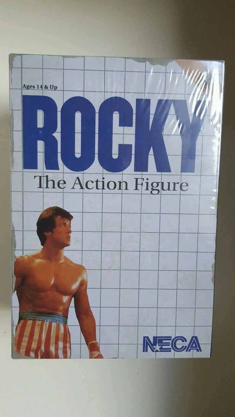 7 дюймов Rocky Sylvester Stallone классические видеоигры внешний вид 1987 фигурка модель с коробкой детские коллекции