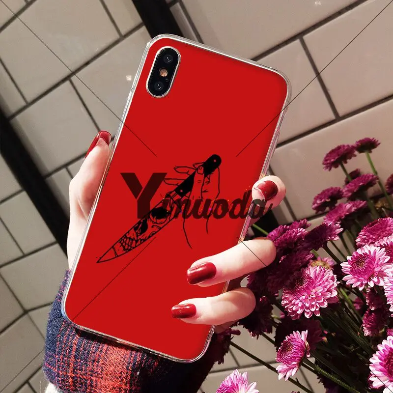 Yinuoda Red Doodles эстетика клиента высокое качество чехол для телефона Apple iPhone 8 7 6 6S Plus X