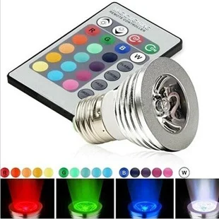 Magic Lighting E27 LED Light Bulb And Remote With 16 Different Colors 5 Modes | Лампы и освещение
