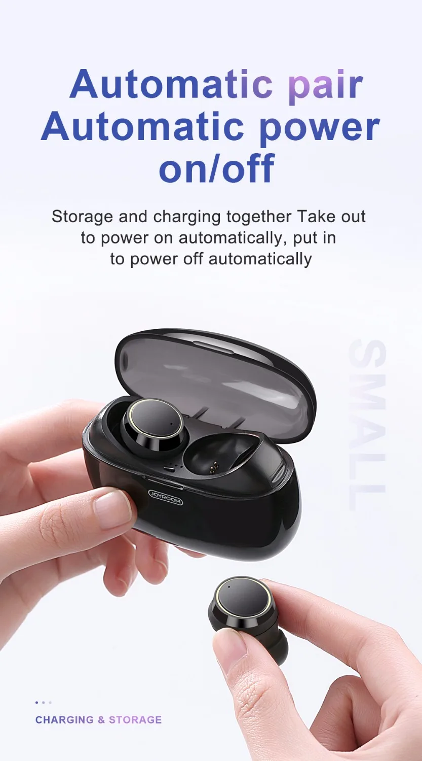 Оригинальные Bluetooth Наушники Joyroom T05 Mini Dual водонепроницаемые спортивные наушники