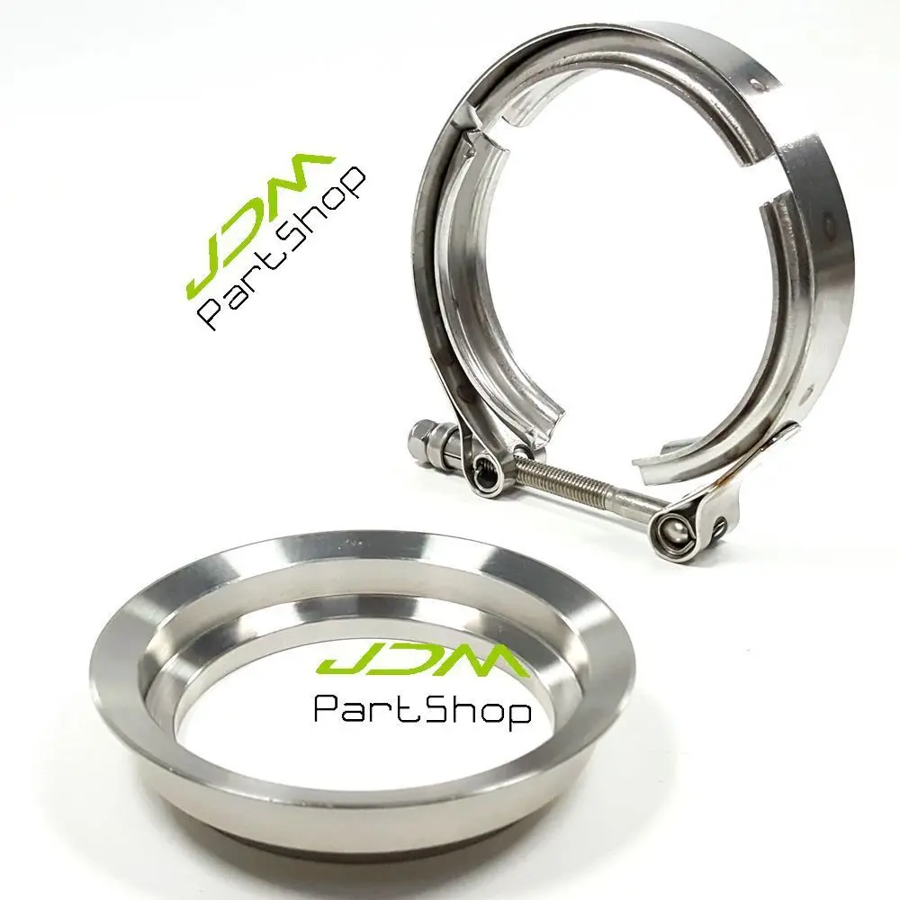 3 &quot76 мм Downpipe V-Band фланцевый зажим для Borg Warner Turbo S200 S200-SXE S300 S300-SXE S200SX S257 S366 |