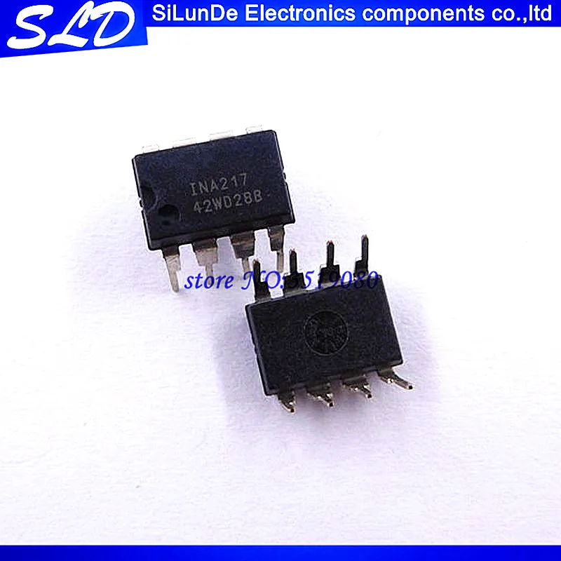 

Free Shipping 10pcs/lot INA217AIP INA217 INA217A OPAMP INSTR 3.4MHZ DIP8