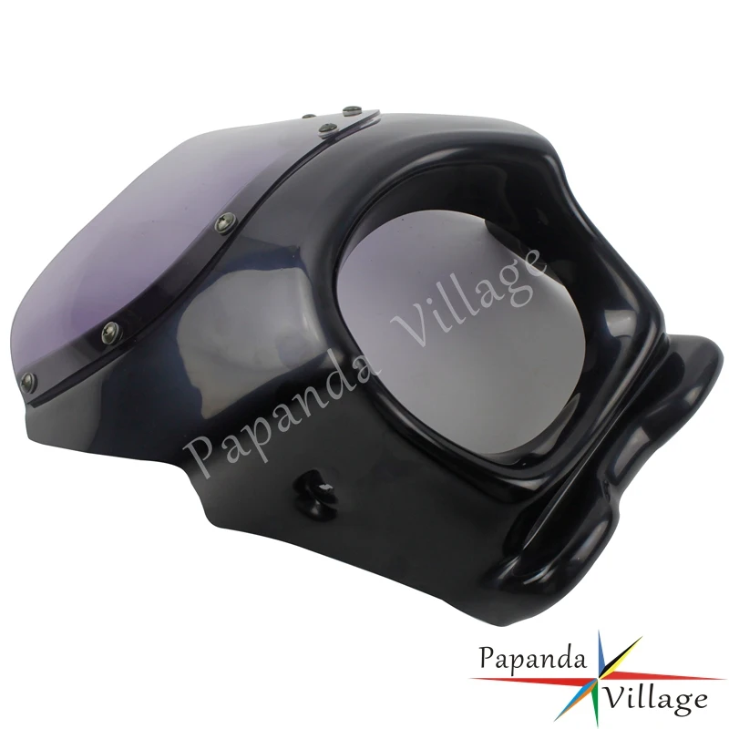 Черный чехол для передних фар мотоцикла обтекатель Honda Monkey APE CD50 CD125T Benri 90 50 125 FTR223