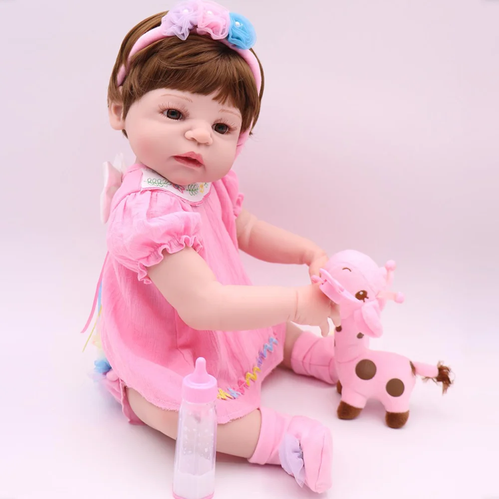 KAYDORA Reborn Baby Dolls розовые виниловые игрушки для ванной реалистичные новорожденных