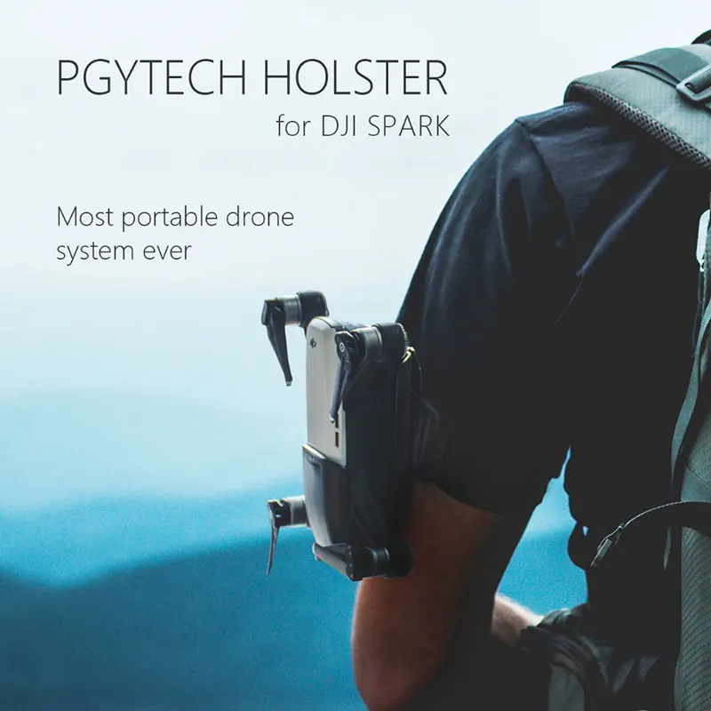 PGYTECH New Portable Storage holster For DJI Spark Accessories sleeve Arm Carrying Strap for drone | Электроника