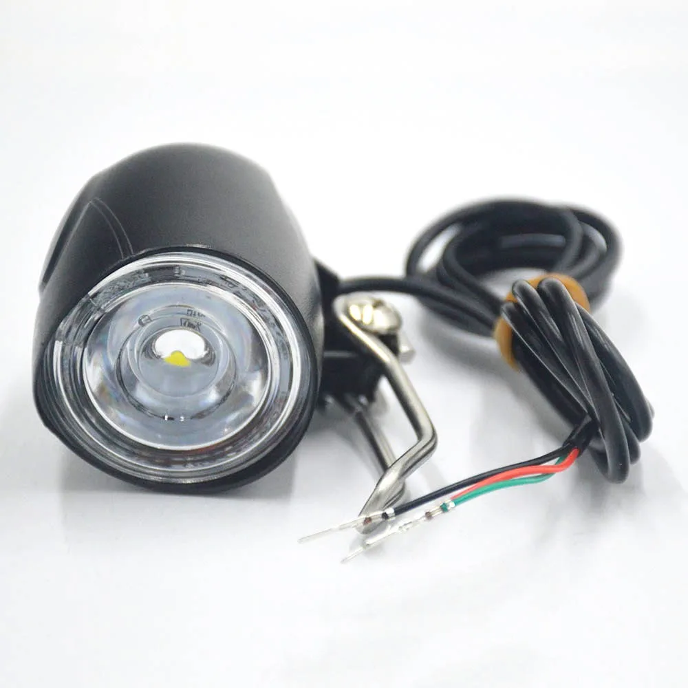 

Electric scooter LED Light Horn Waterproof Flashlight with Horn for Electric scooter Headlight Front Light scooter parts