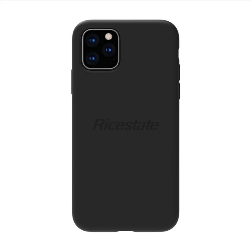 Матовый Силиконовый чехол карамельного цвета для iPhone 11Pro 11 Pro Max 12 mini MAX задняя