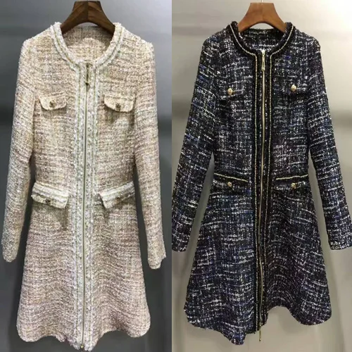 

2016 winter dress for women,elegant office dress,amazing vestido de festa,tweed fabric long sleeve dress,slim casual black dress