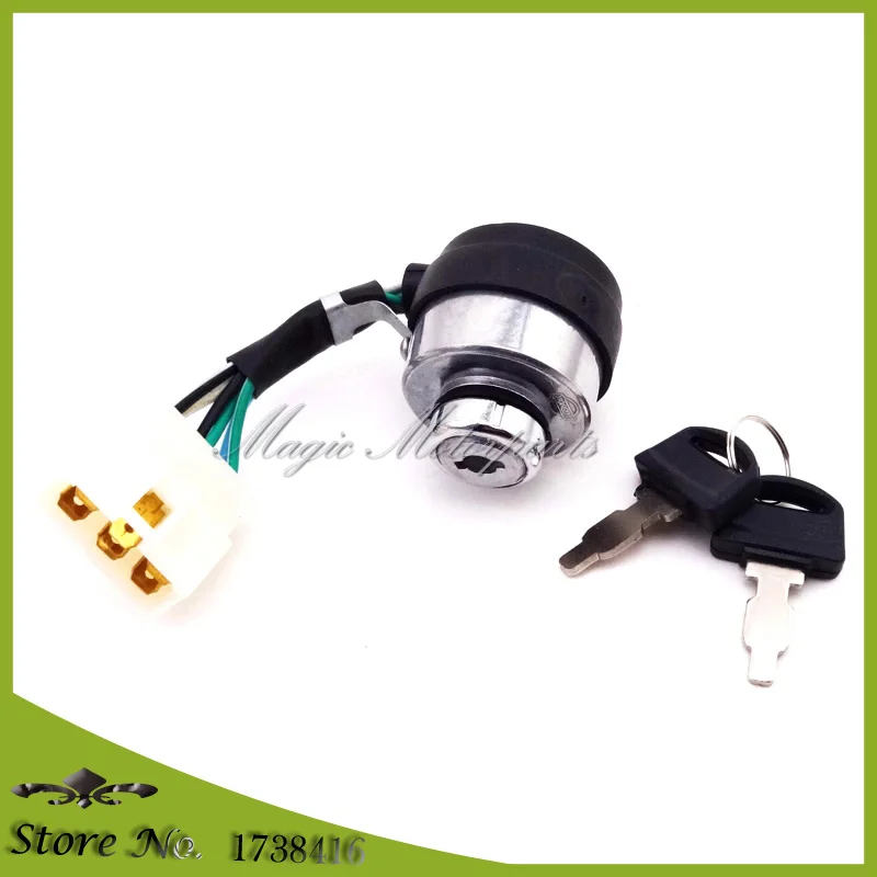 Генератор газа с 6 проводами ВКЛ./ВЫКЛ. переключатель ключа зажигания для DuroMax XP4400E