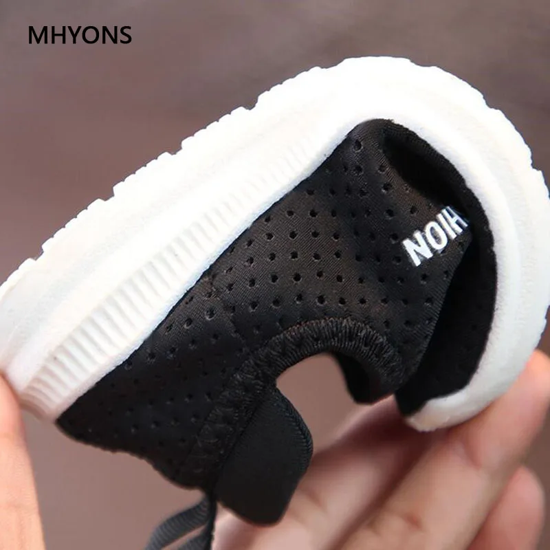 MHYONS 2018 Fashion Kids Shoes Autumn Boys Girls Breathable Casual Children's Comfort Flat Non-slip High Quality Sneakers |