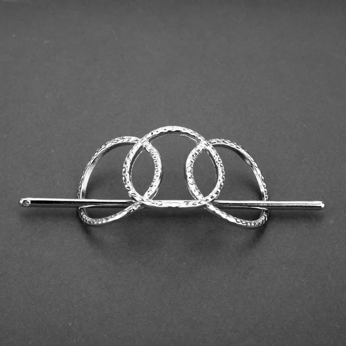 Dongsheng Jewelry женские аксессуары для волос Для женщин шпильки заколка для волос рисунок «сердечко»; бант для волос Стик Женская повязка на голову - Окраска металла: silver