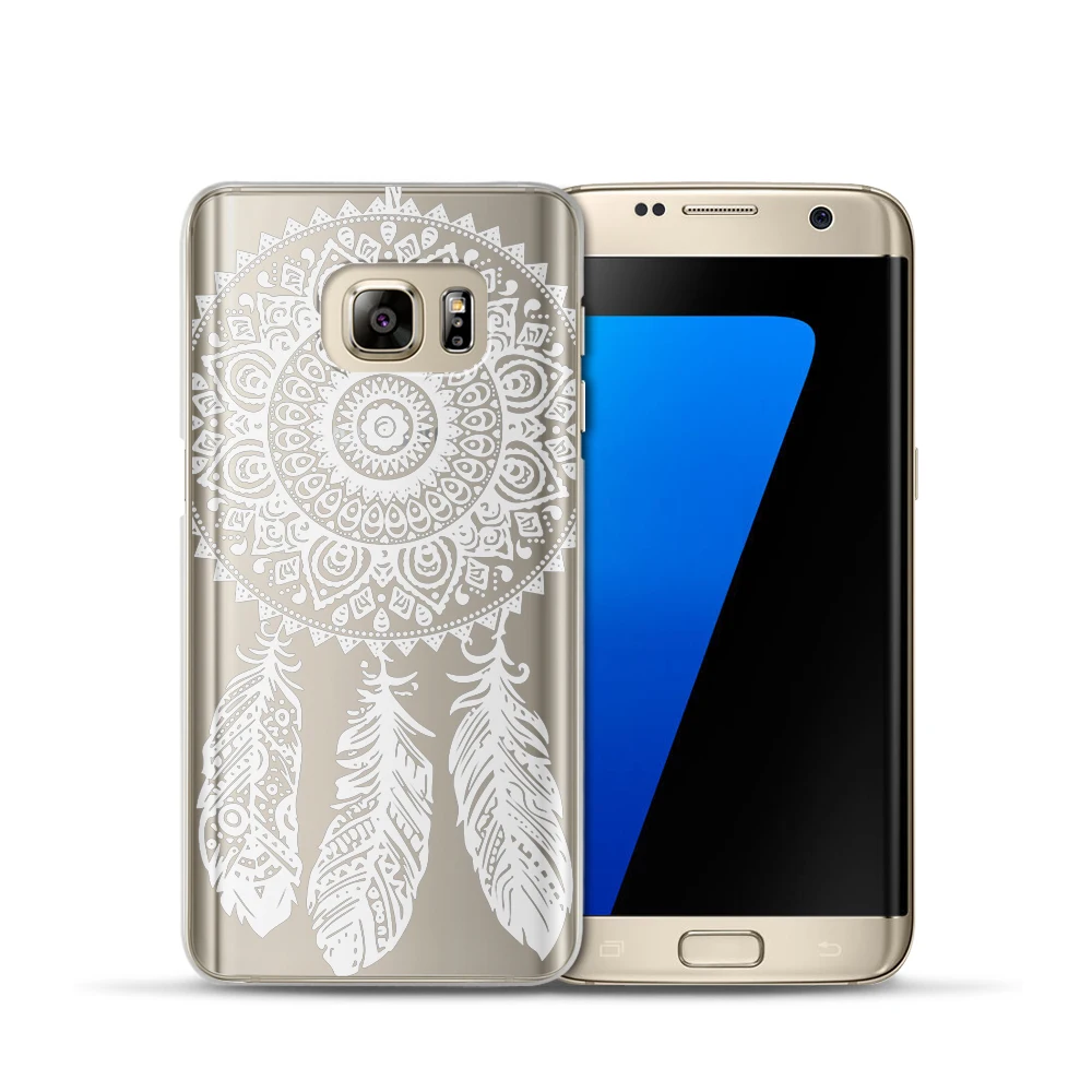Floral Lace Mandala Case For Coque Samsung Galaxy S6 S7 Edge S8 S9 Plus J2 Prime J3 J5 J7 A3 A5 A7 15 2016 2017 Note 8 Cover |
