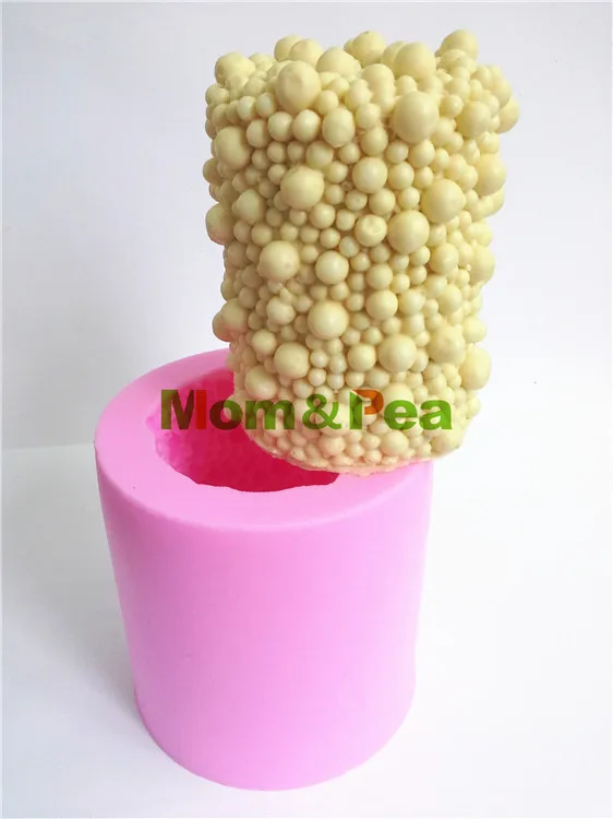 

Мама и горох 0014 Бесплатная доставка жемчужный столб силиконовая форма для мыла украшение торта помадка торт 3D форма пищевой силикон форма