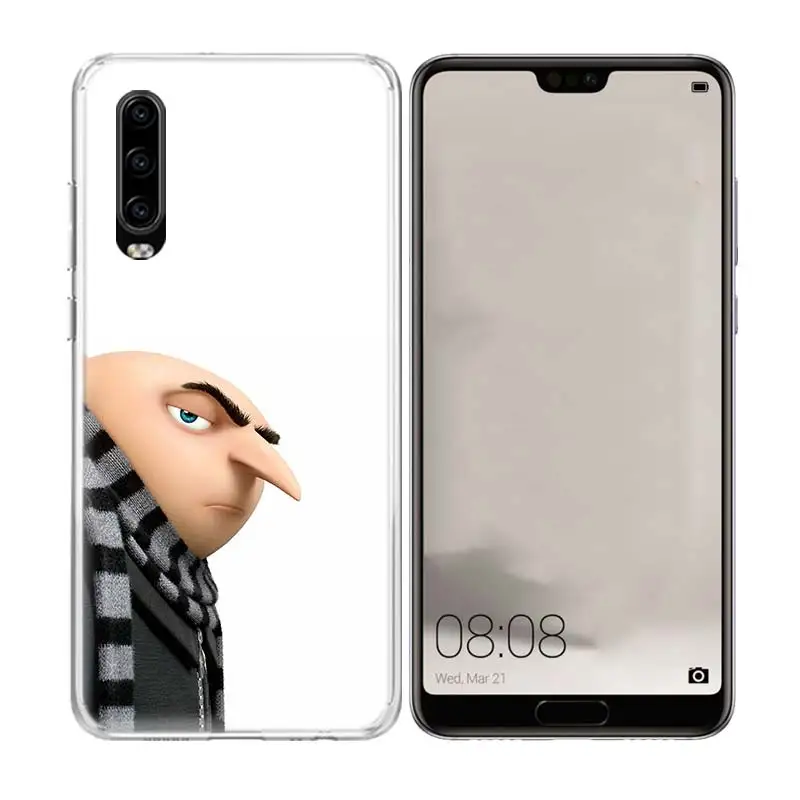 Специальный мягкий чехол для телефона с миньонами Gru Agnes huawei P30 P20 mate 20 10 Pro P10 lite P Smart