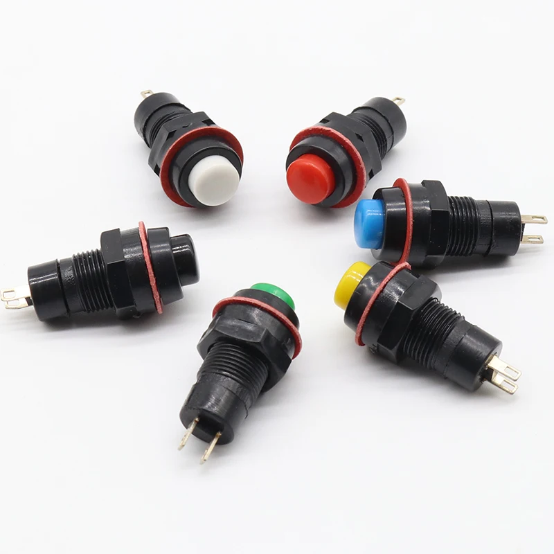 6 шт. самоблокирующийся кнопочный переключатель 10 мм|switch 10mm|switch switchswitch push |