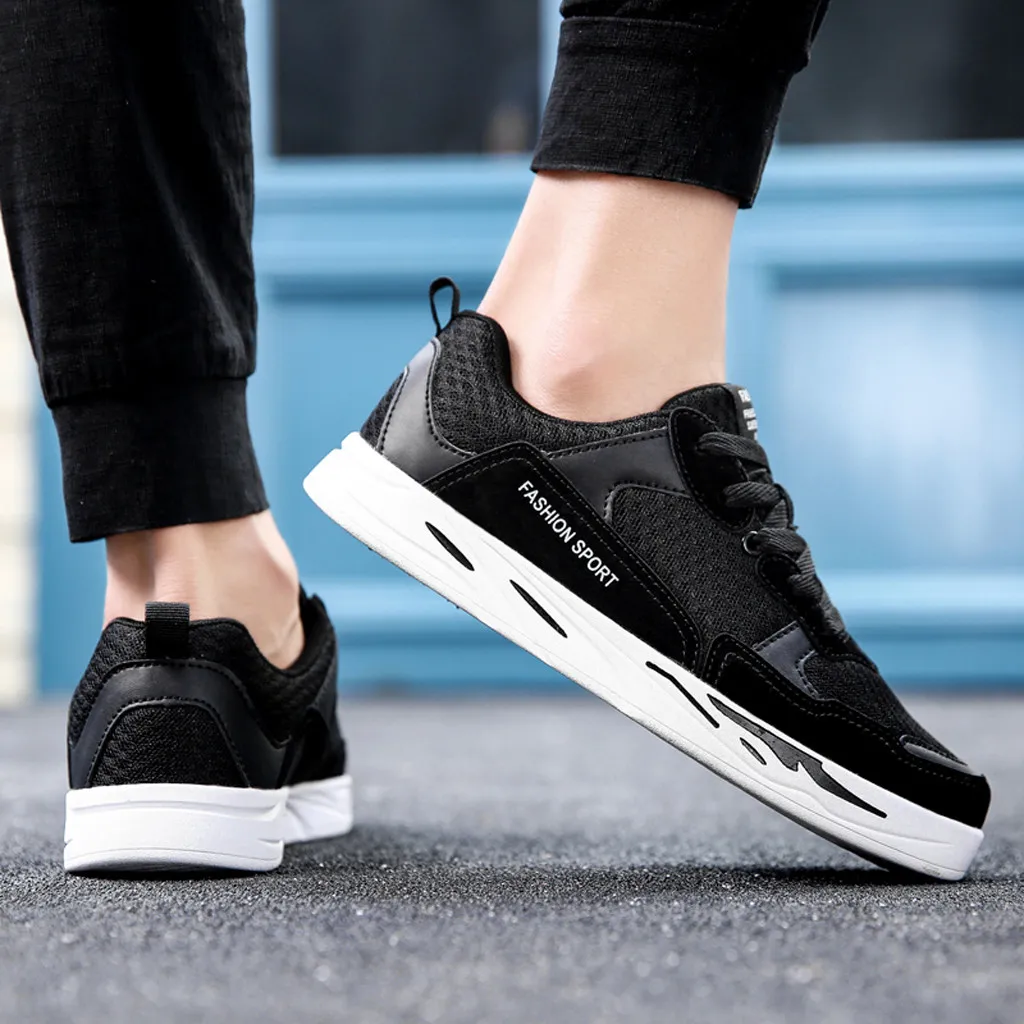 Весенние кроссовки мужская повседневная обувь для мужчин Лоферы сетка модные