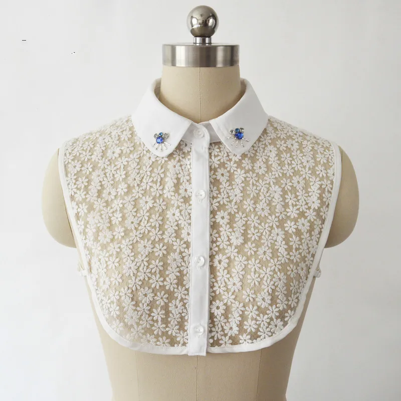 2017 New Lace Embroidery False Collar Wild Decorative Fake Winter Sweet Sweater | Аксессуары для одежды