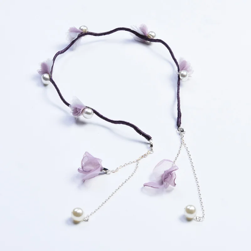 Обруч для волос с кисточками и сережками новинка женские обручи девочек милые