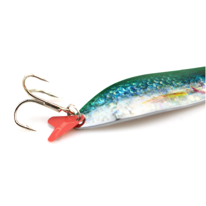 Spoon Fishing Lure Hard Fish Bait 2 colors Metal Jigging Spinner 2pcs/lot | Спорт и развлечения