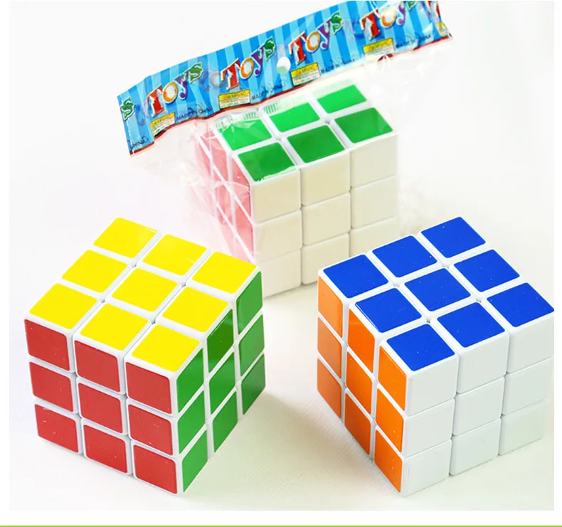 5,7 см Профессиональный Головоломка Куб игра игрушка 3x3x3 Скорость для Magic Cube Стикеры для детей и взрослых, Обучающие игрушки E-M010