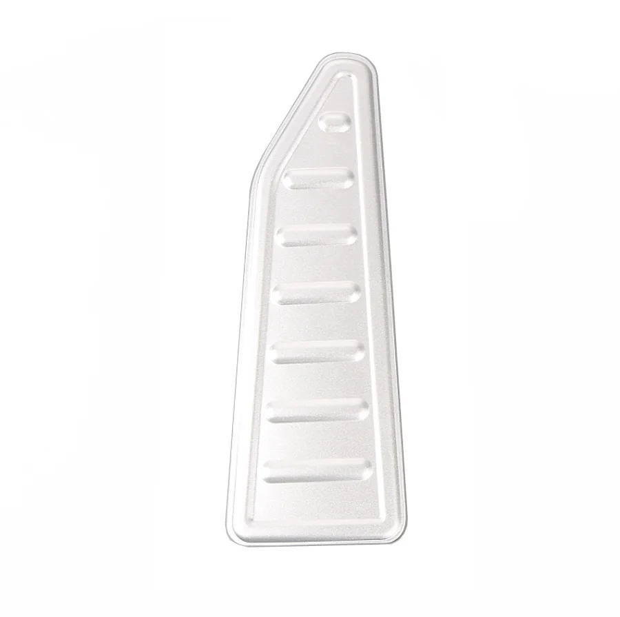 Красная Серебристая левая ножная педаль алюминиевая подставка для Jeep Renegade 2015 +