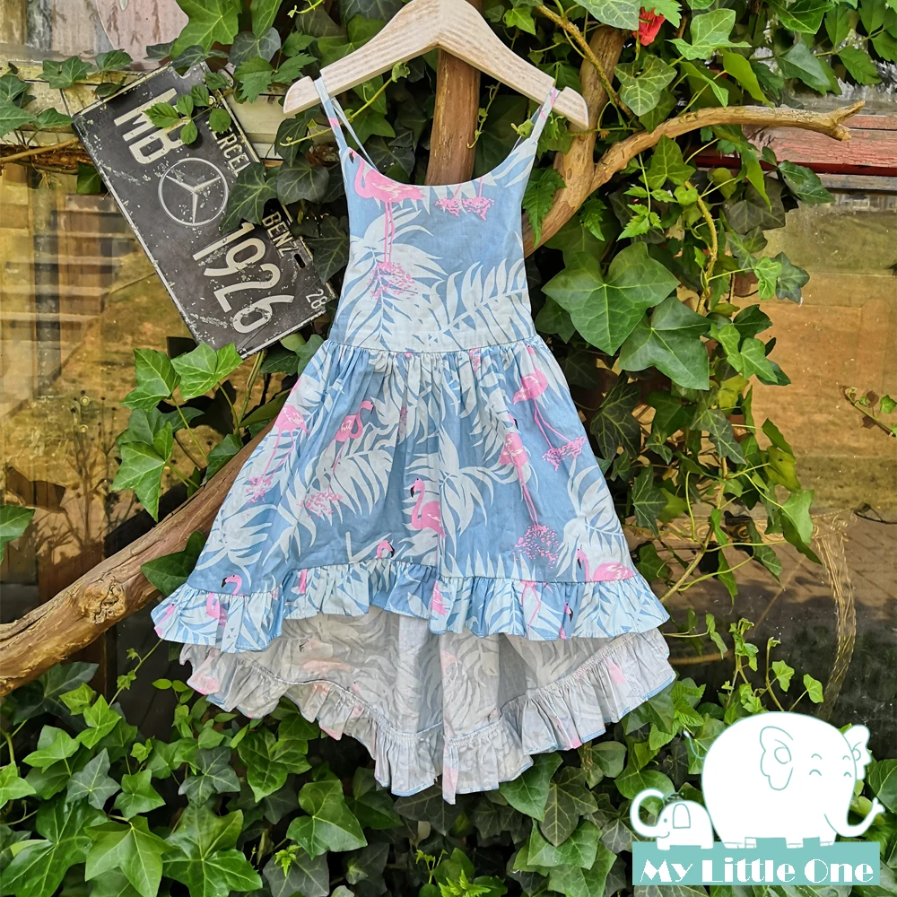 MyLittleOne/2019 г. винтажное летнее платье с цветочным принтом для маленьких девочек |