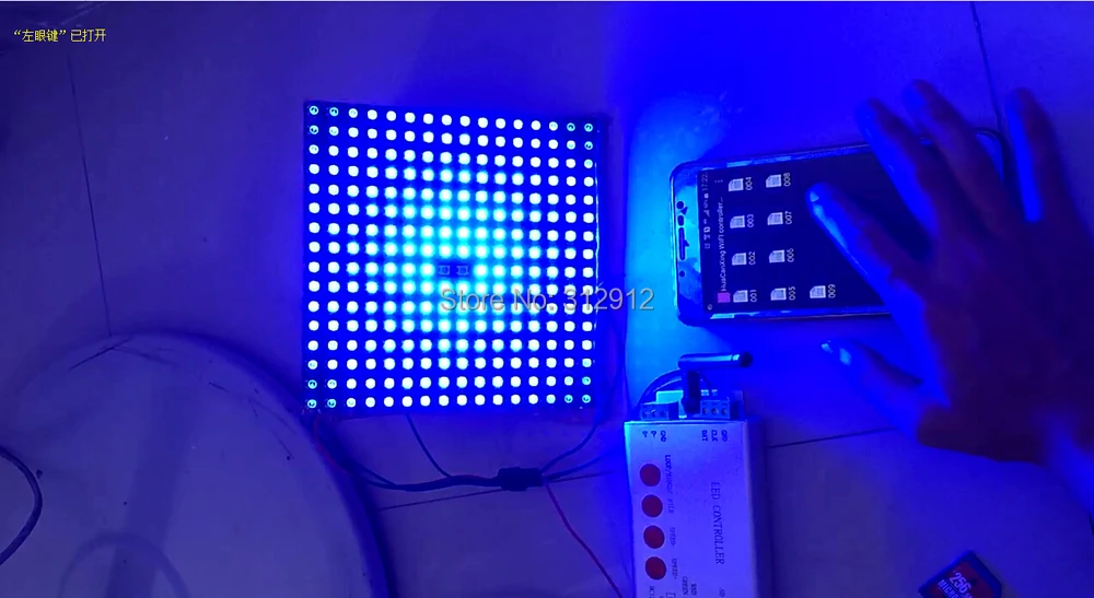 H806SB; Светодиодный sd-карта WiFi-SPI контроллер; Макс 2048 пикселей светодиодный контроль; Поддержка WS2811/WS2812B/UCS1903/SK6812/LPD8806/APA102/WS2801