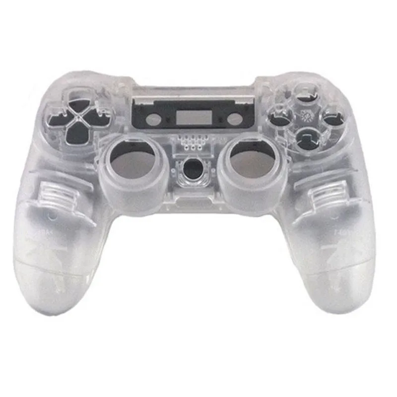 PS4 Передняя Задняя замена оболочки чехол Ремонт для Playstation 4 PS4 беспроводной V1 контроллер геймпад прозрачный пользовательский