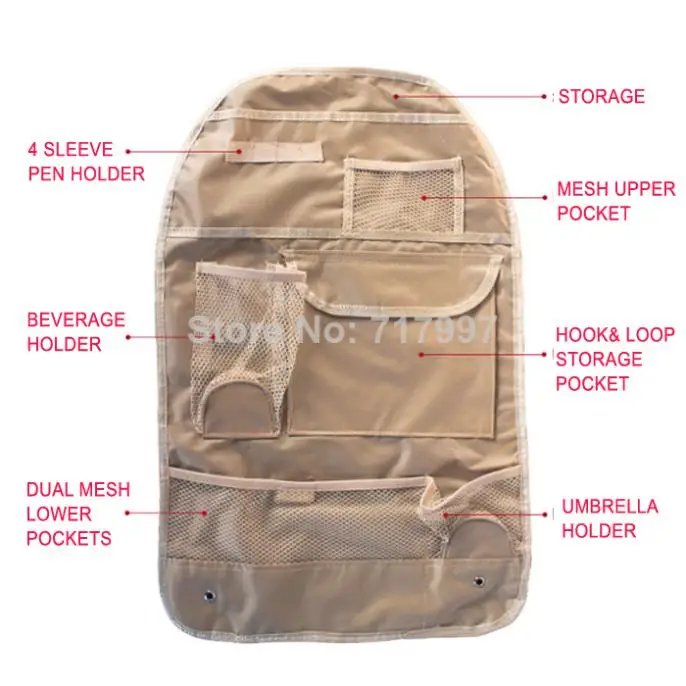 Автомобилей на нескольких карман для хранения организация мешок заднем сиденье