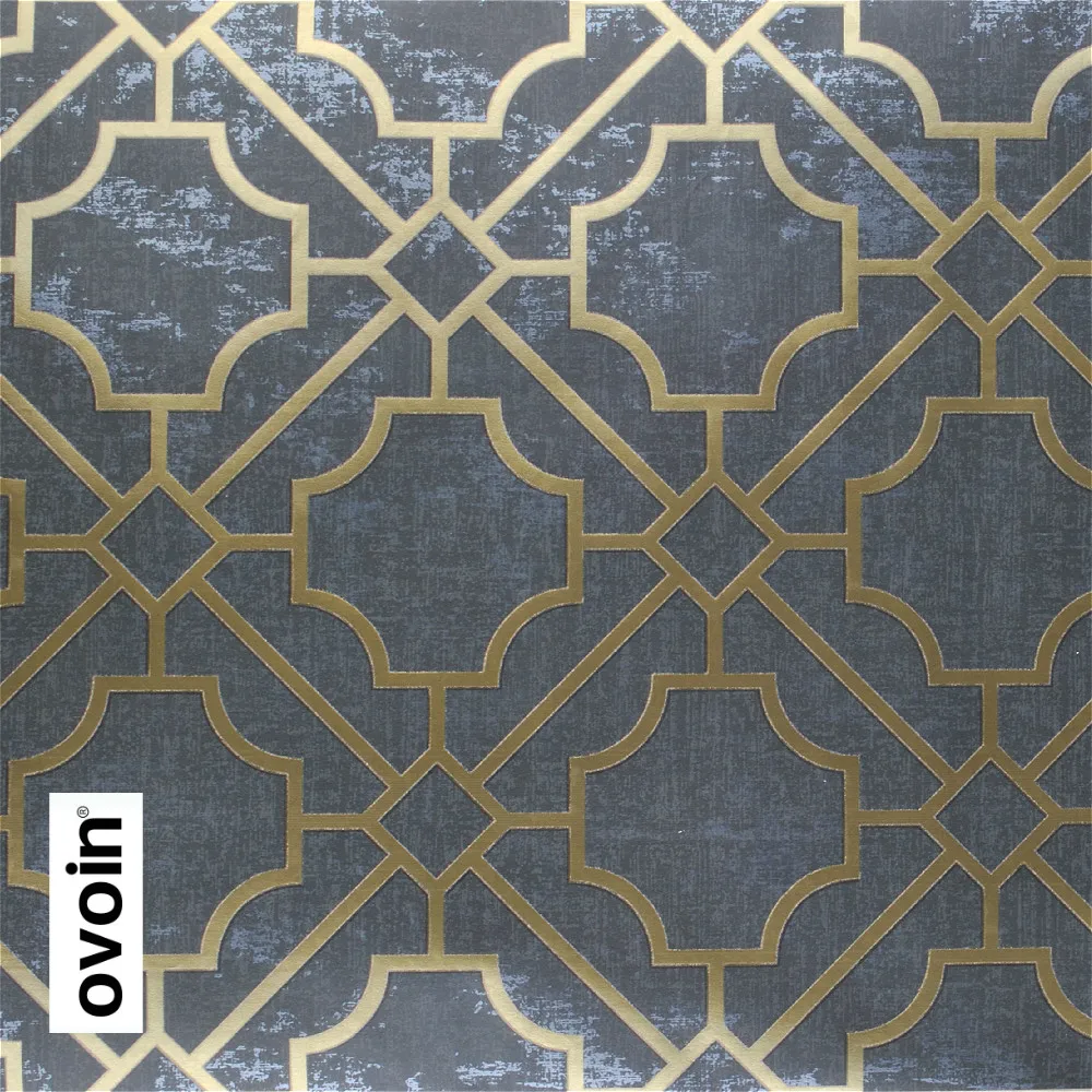 Trellis современный темно серый геометрические обои рулон черный обои|wall paper|black wall