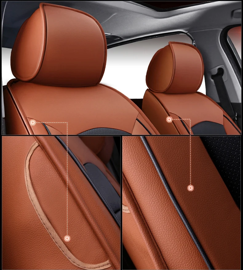 AutoDecorun перфорированная яловая кожа чехол для сиденья для Porsche Cayman аксессуары автомобильные чехлы для сидений 987 2 сиденья протектор 2013